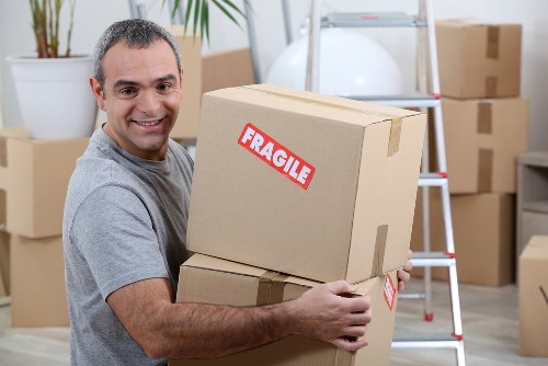 Removals van for home moves in Feltham