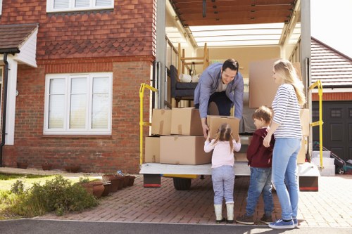 House move support in Feltham residential streets