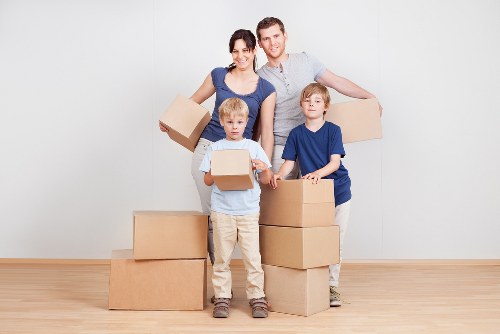 Professional commercial move setup for a Feltham company