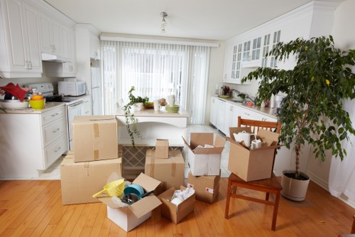 Local man and van moving household items in Feltham