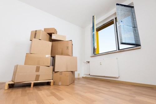 Furniture and IT handling during office removals in Feltham