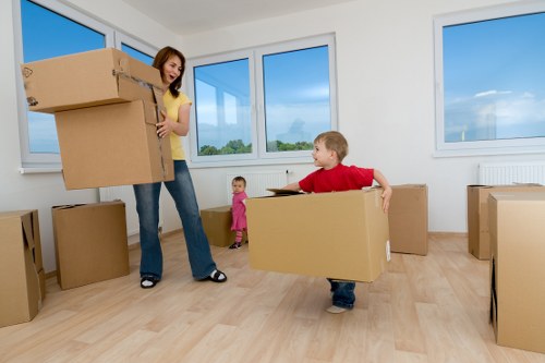 Commercial removals and office relocation preparation in Feltham