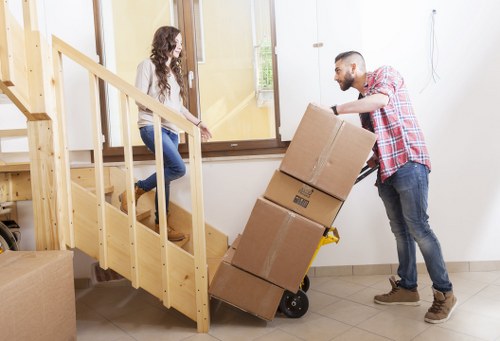 Packing and loading help for a local Feltham van service