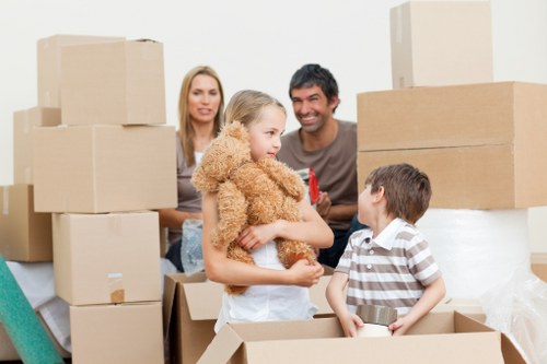 Preparing furniture for pick-up with access and parking considerations in Feltham